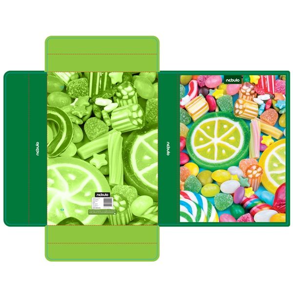 Nebulo Candy A4 hullámkarton füzetbox
