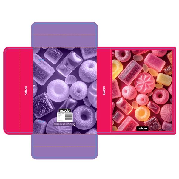 Nebulo Candy A5 hullámkarton füzetbox