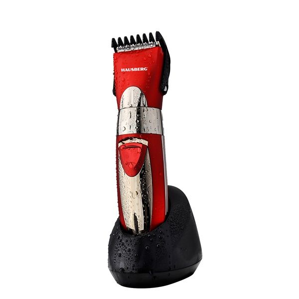 Hausberg HB-64RS vörös akkumulátoros haj- és szakállvágó