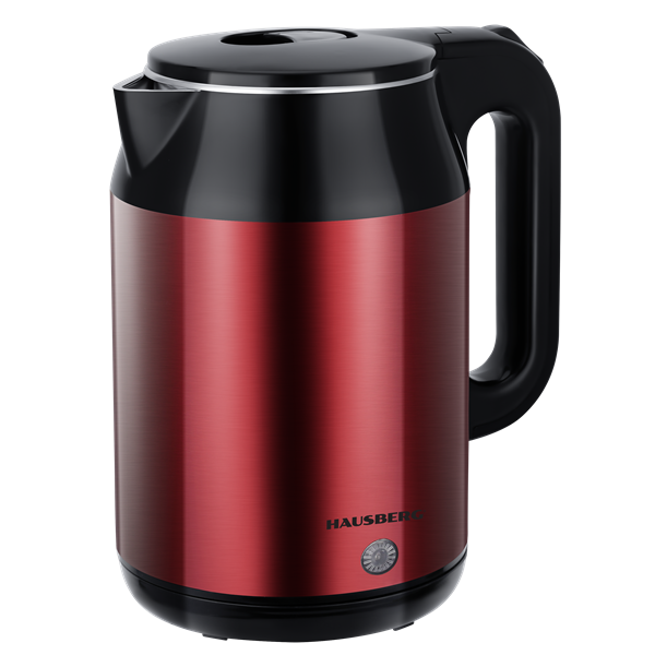 Hausberg HB-3623RS 2,2L-es vörös dupla falú acél vízforraló