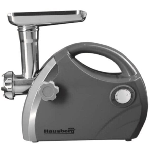 Hausberg HB-3430GR 1800W szürke elektromos húsdaráló réz motor