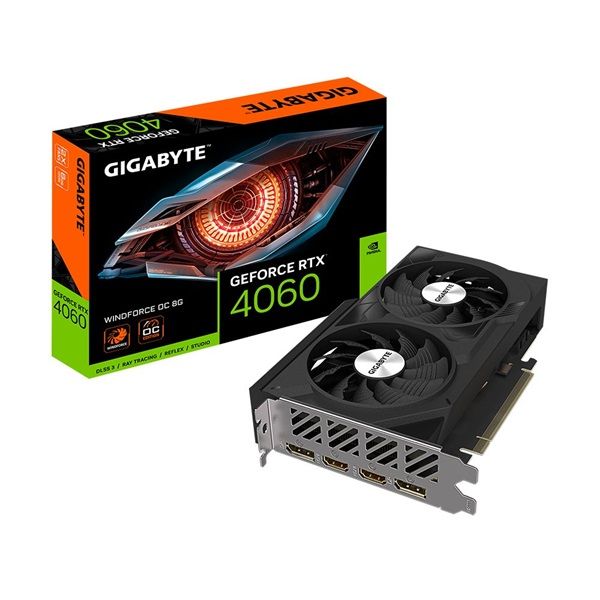 GIGABYTE RTX 4060 8GB DDR6 OC PCI-E 16x videokártya