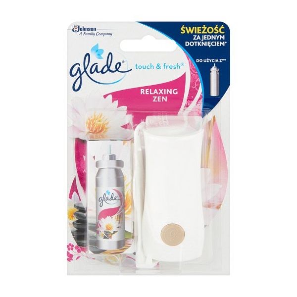 Glade Touch&amp;fresh 10ml töltettel relaxing Zen illatú készülék