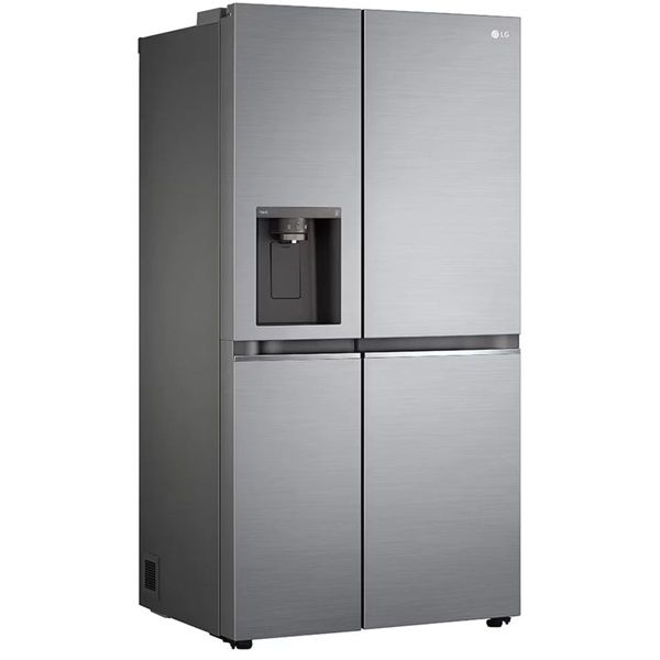 LG GSLV71PZLE inox, Side-by-Side, Hűtő:416L, Fagyasztó:219L, Total No frost hűtőszekrény