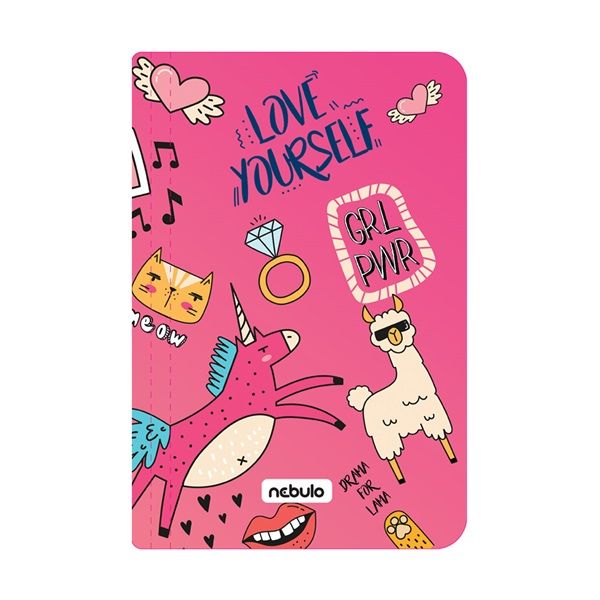 Nebulo Girl Power A4 gumismappa