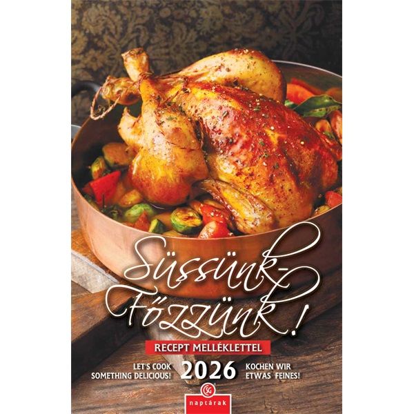 CSG 2026 Süssünk-főzzünk! 21x32 cm falinaptár