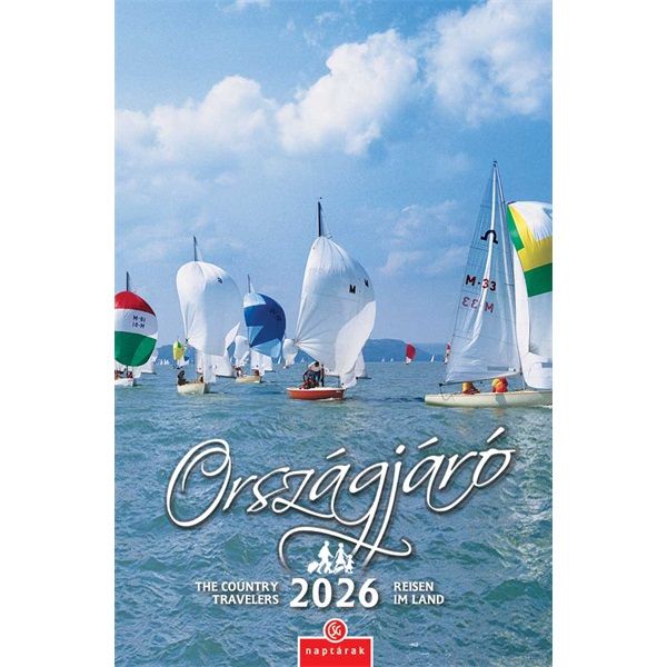 CSG 2026 Országjáró 21x32 cm falinaptár