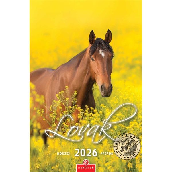 CSG 2026 Lovak 21x32 cm falinaptár