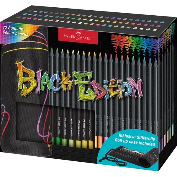 Faber-Castell Black Edition 72 db háromszögletű színesceruza készlet