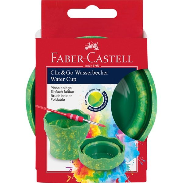 Faber-Castell Clic&amp;Go márvány zöld ecsettál