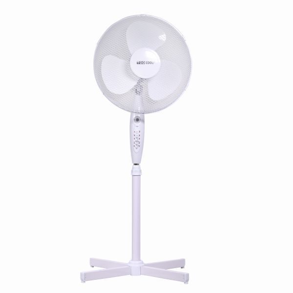 TOO FANS-40-115-W-RC fehér, 40 cm, sebességfokozat száma:3, 40 W, álló ventilátor