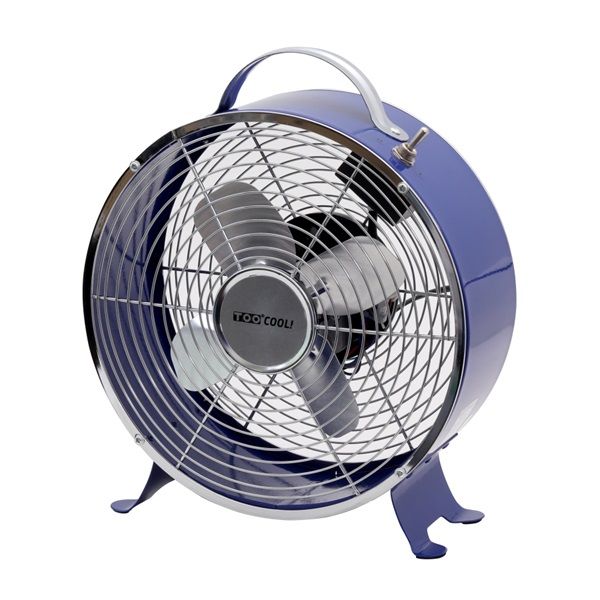 TOO FAND-20-500-BL kék, 20 cm, sebességfokozat száma:2, 20 W, asztali ventilátor