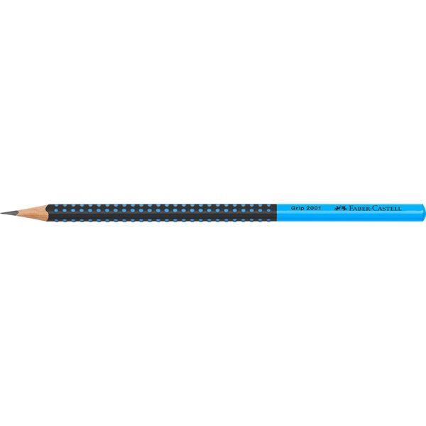 Faber-Castell Grip 2001 háromszögletű kéttónusú fekete/kék HB grafitceruza