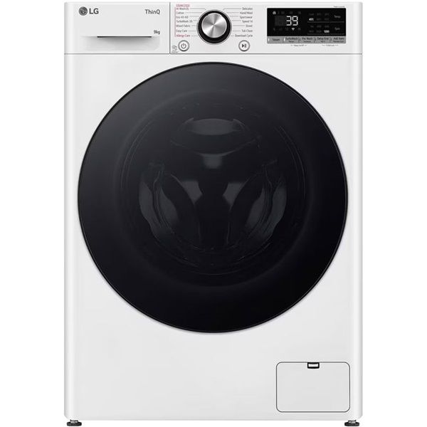 LG F2WR709S2W fehér, elöltöltős, max.1200ford., 9 kg, mosógép