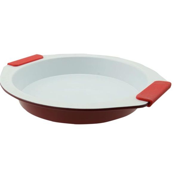 Hausberg Ertone ERT-MN 752 kerámia bevonatú kerek tapadásmentes tepsi 29 x 26,5cm