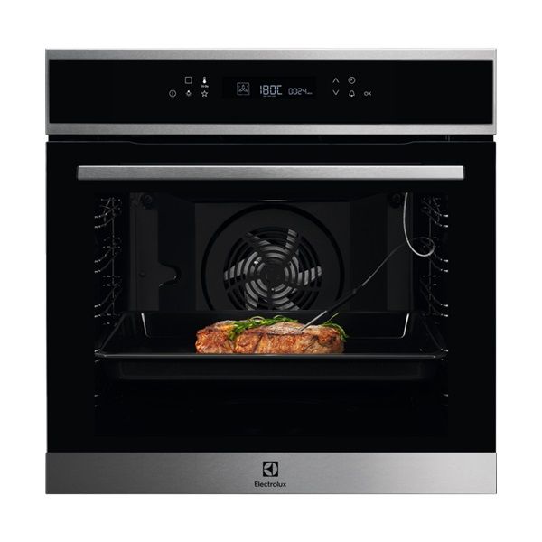 Electrolux EOE7P31X fekete, beépíthető, sütőtér: 72L, grill, légkeverés, pirolitikus, sütő