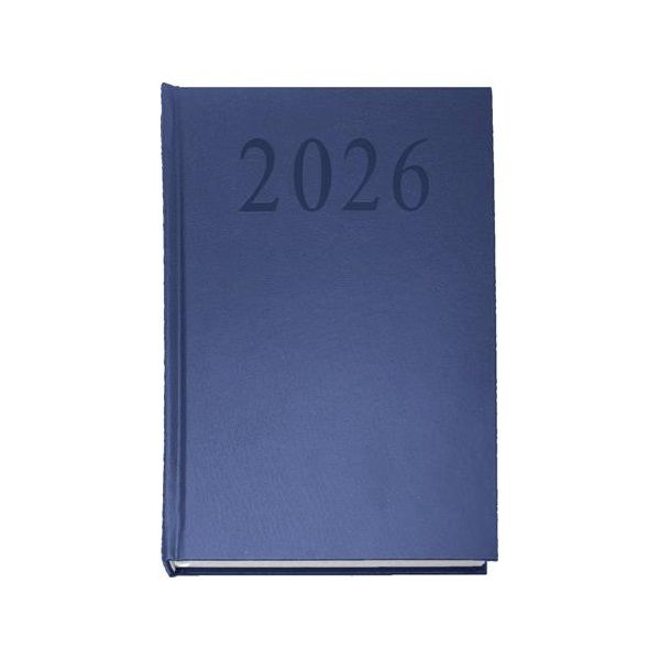 2026 A5 napi beosztású kék határidőnapló