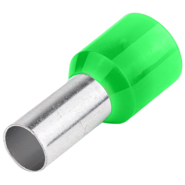 Tracon E127 16 mm2 100 db/csomag Szigetelt zöld érvéghüvely