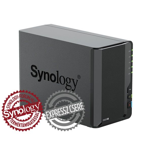 Synology DiskStation DS225+ (2GB) 2x SSD/HDD NAS + regisztrációs kártya