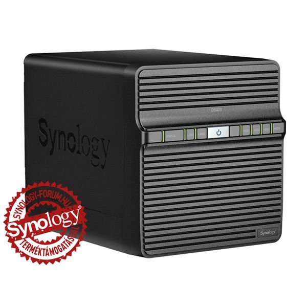 Synology DiskStation DS423 (2GB) 4x SSD/HDD NAS + regisztrációs kártya