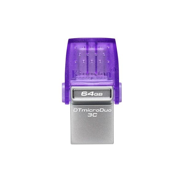 Kingston 64GB USB3.2 Gen1 C/USB3.2 Gen1 A DataTraveler microDuo 3C (DTDUO3CG3/64GB) Flash Drive