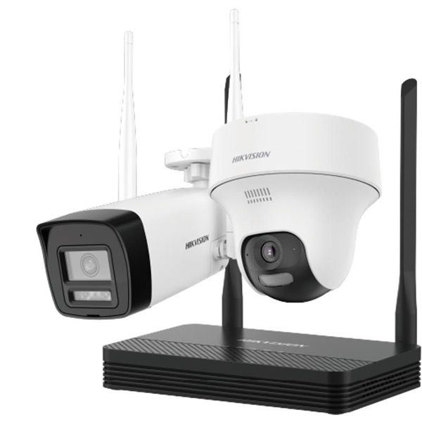 HiLook DS-J142I(STD)/IKS-2044BTH-PH/W /1x4MP csőkamera+1x4MP turret kamera+1xNVS/ EasyLink IP Wifi Szett
