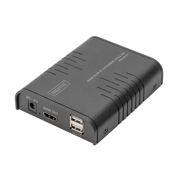 DIGITUS DS-55530 HDMI KVM IP Full HD 60Hz Cat.5e 120m extender bővítő vevőegység