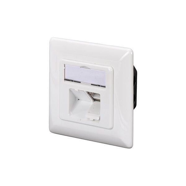 DIGITUS DN-9005-N Cat.6 Modulo50 dupla süllyesztett aljzat 2xRJ45 árnyékolt csatlakozóval
