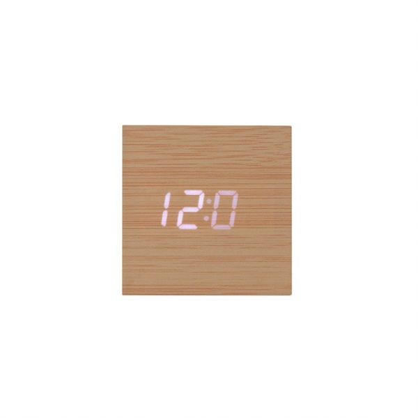 TOO DC-330-LBN világosbarna digitális óra