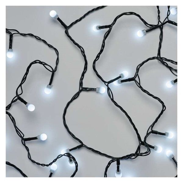 Emos D5AC06 8m/80LED/kül-beltéri/hideg fehér/golyók karácsonyi LED fényfüzér