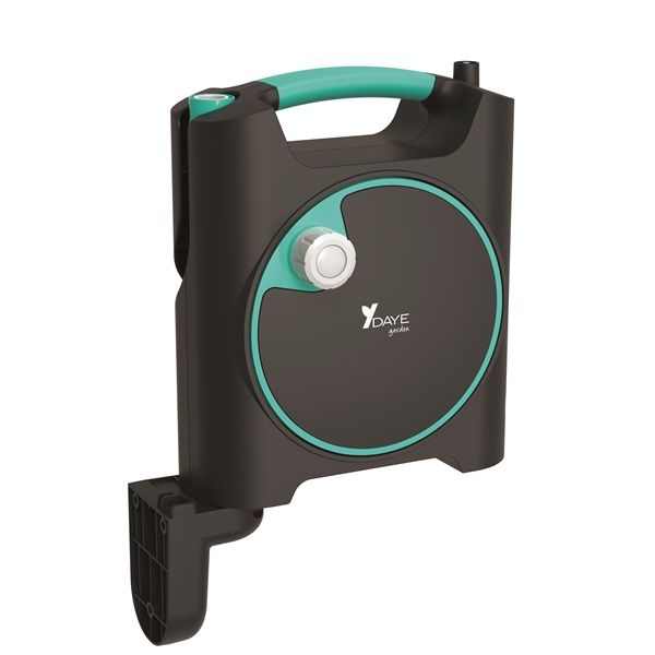 Daye DY647G fali box, 10 m-es 5/16" kerti tömlővel, szórófejjel és csatlakozókkal