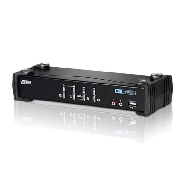 ATEN CS1764A-AT-G 4PC USB DVI + Audio KVM Switch