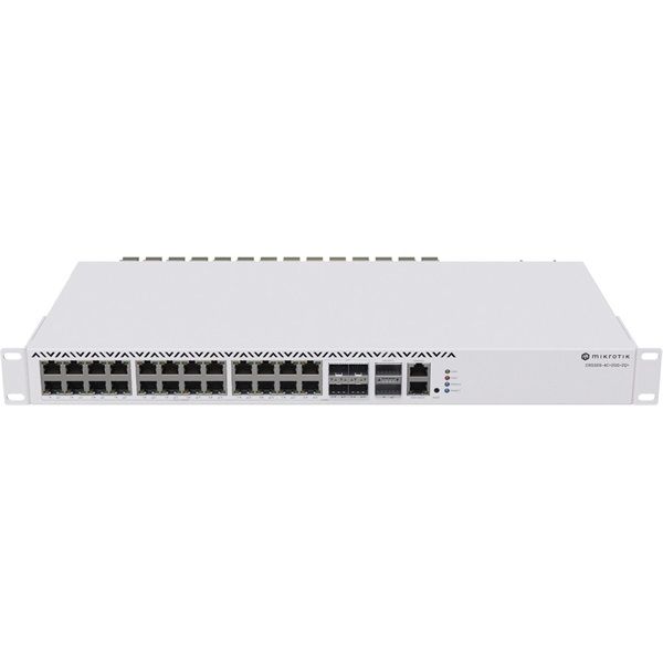 MikroTik CRS326-4C+20G+2Q+RM 1U 19" 20x2.5GbE Multi-Gigabit LAN 4x10GbE RJ45/SFP+ 2xQSFP+ port Cloud Router Switch