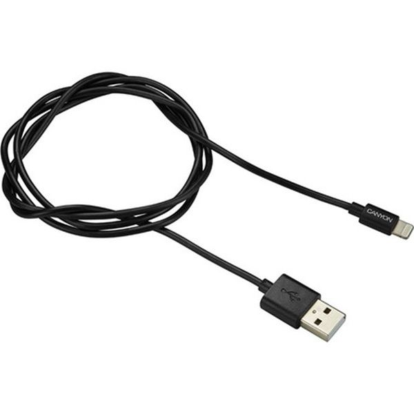 Canyon Charge&amp;Sync USB 2.0 A -> Lightning M/M adatkábel 1m fekete