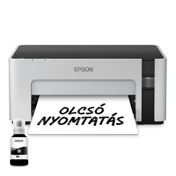 Epson EcoTank M1100 mono nyomtató USB, 5000 oldal tinta a dobozban