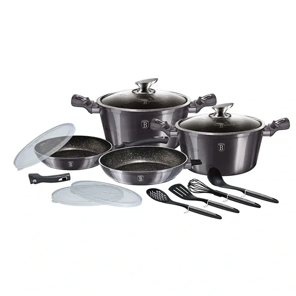 Berlinger Haus BH/7059Metallic Line Carbon Pro Edition 13 részes edénykészlet