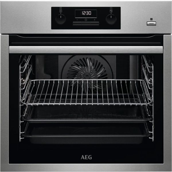 AEG BES351110M inox, beépíthető, sütőtér: 72L, grill, légkeverés, gőzsütő