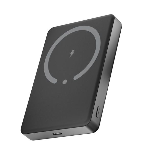 AVAX PB600 FREELY+ 15W Mágneses SLIM Vezeték nélküli Powerbank 10.000mAh + 20W USB-C (PD3.0), szürke