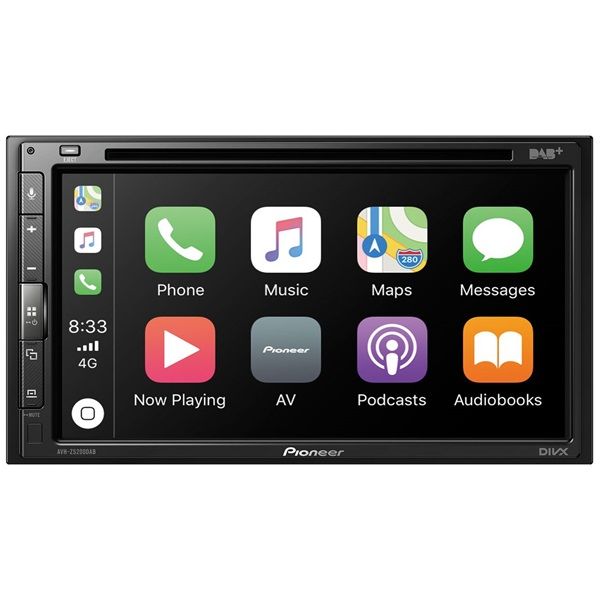 Pioneer AVH-Z5200DAB Android Auto Einbauset Für Ford Focus Fusion Galaxy S Max 108030 62727