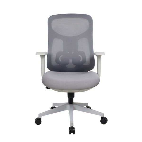 IRISOffice Avalon szürke/fekete ergonómikus, szövet-hálós irodai forgószék háttámasszal