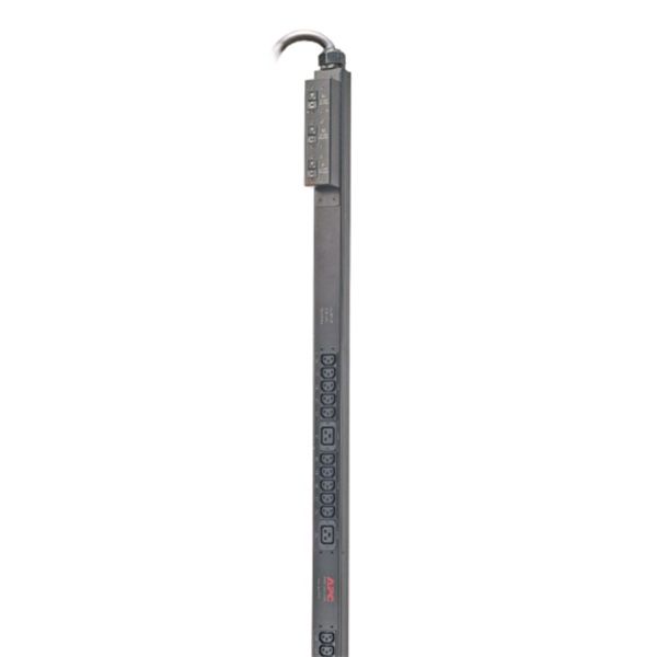 APC AP7568 Rack PDU, Basic, 0U, 12.5kW, 208V, (30)C13, (6)C19, 3` Cord