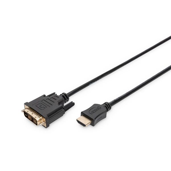 DIGITUS Full HD 60Hz DVI-D - HDMI type A kábel 2m