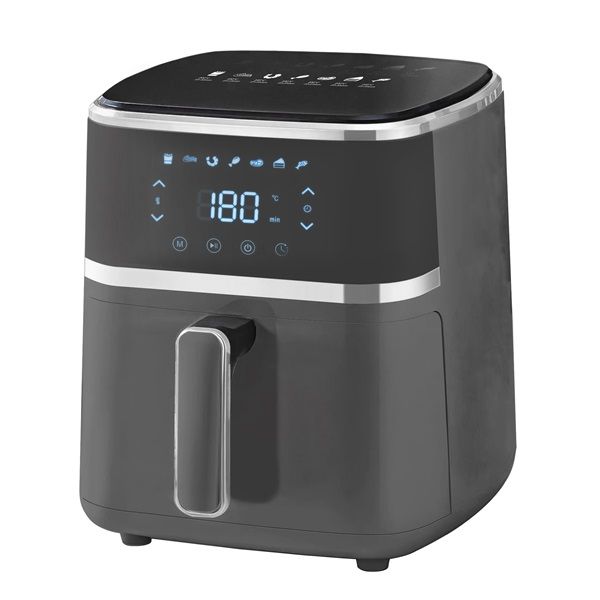 TOO AF-140B-1400 W fekete 5 L forrólevegős sütő (air fryer/airfryer) digitális vezérléssel 
