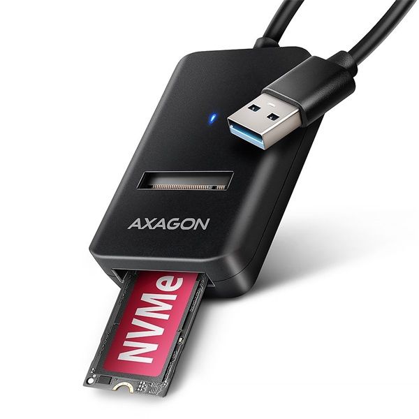 Axagon ADM2-AM USB-A 3.2 Gen2 - 1x NVMe/SATA SSD adapter