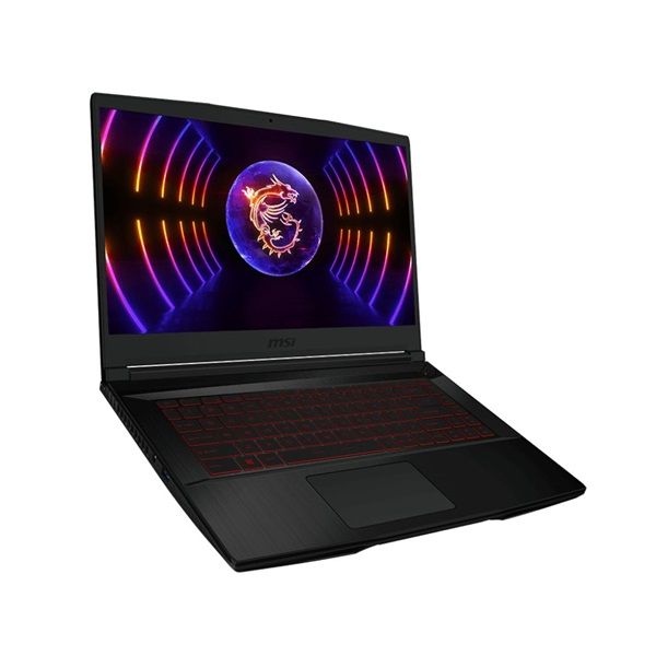 MSI Thin GF63 12UDX-648 15,6"FHD/Intel Core i7-12650H/16GB/512GB/RTX 3050 6GB/FreeDOS/fekete laptop