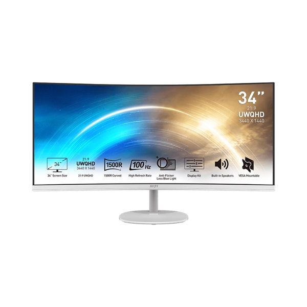 MSI 34" PRO MP341CQW UWQHD VA 100Hz HDMI/DP ívelt monitor