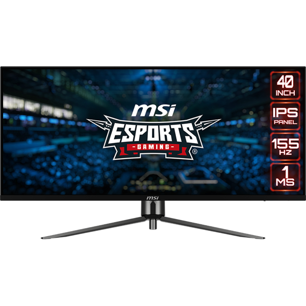 MSI 40" MAG401QR WQHD IPS 155Hz 2xHDMI/DP/USB-C fekete HDR gamer monitor