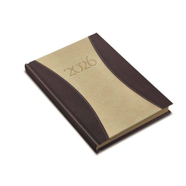 Realsystem 2026 PrémiumA 9612-77 B5 heti beosztású drapp határidőnapló