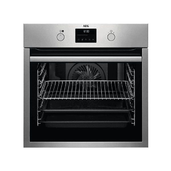 AEG BPS351161M SteamBake inox, beépíthető, sütőtér: 72L, grill, légkeverés, pirolitikus, sütő