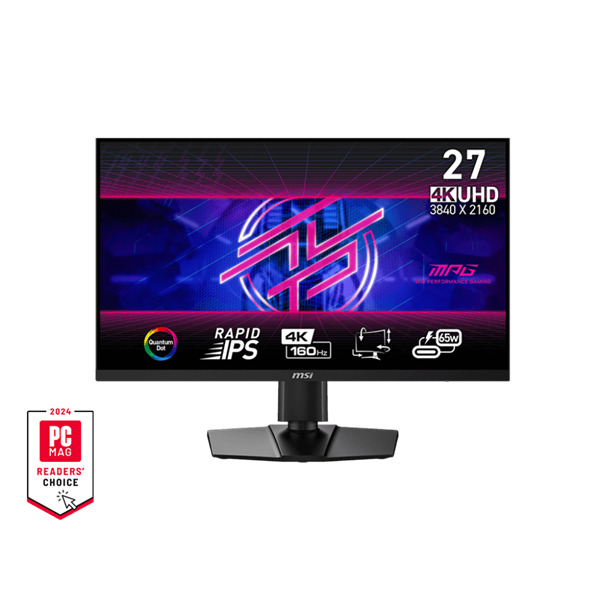 MSI 27" MPG 274URF QD Rapid IPS UHD 160Hz HDMI/DP/USB-C gamer monitor